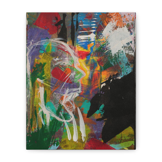 Colorful Abstract Canvas Art for Home Decor, Modern Wall Art, Colorful Artwork, Vibrant Home Accent, Unique Gift Idea