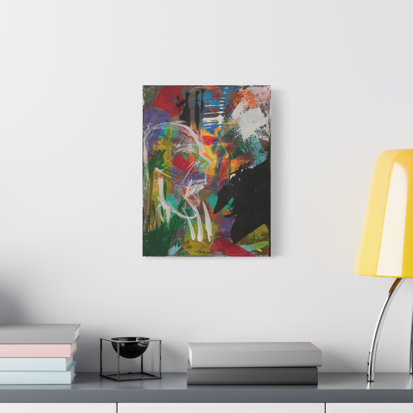 Colorful Abstract Canvas Art for Home Decor, Modern Wall Art, Colorful Artwork, Vibrant Home Accent, Unique Gift Idea