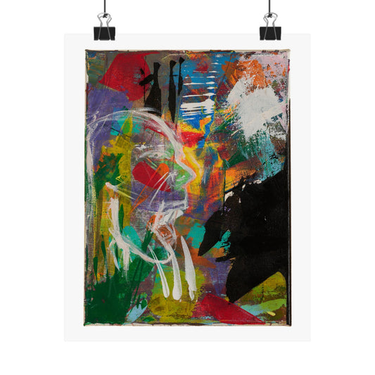 Vertical Posters - Chaotic Abstract Expressionism Series