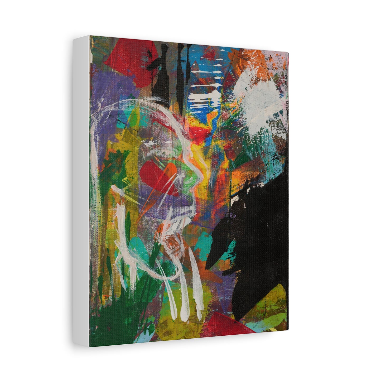 Colorful Abstract Canvas Art for Home Decor, Modern Wall Art, Colorful Artwork, Vibrant Home Accent, Unique Gift Idea