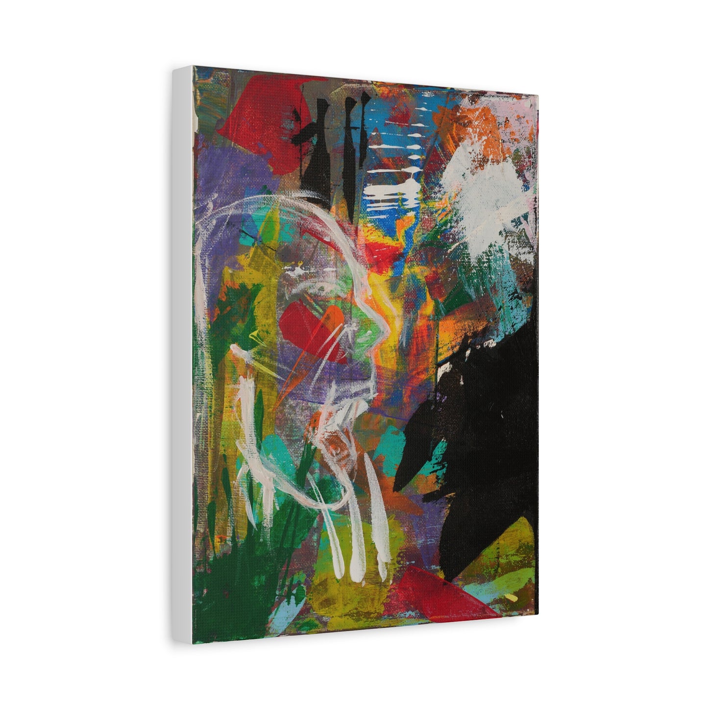 Colorful Abstract Canvas Art for Home Decor, Modern Wall Art, Colorful Artwork, Vibrant Home Accent, Unique Gift Idea