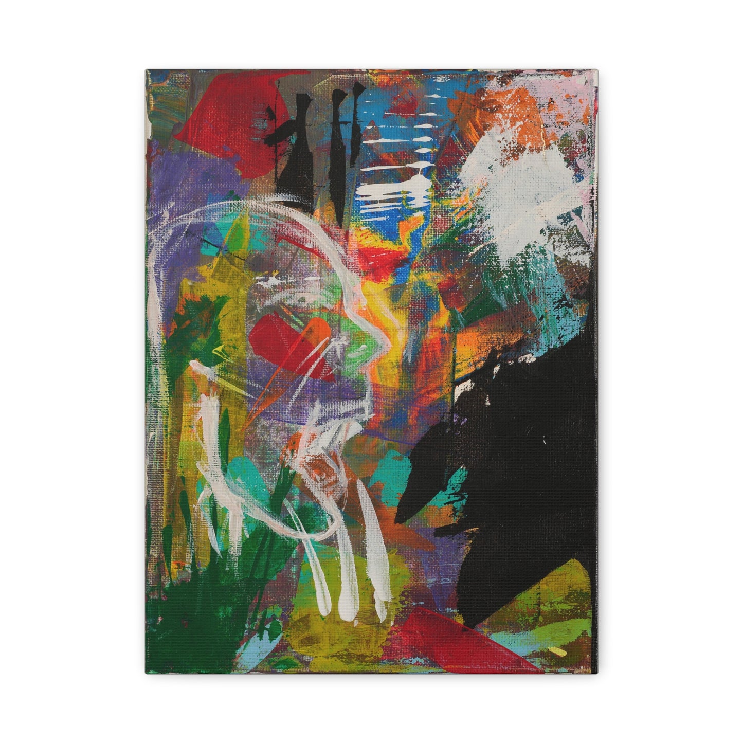 Colorful Abstract Canvas Art for Home Decor, Modern Wall Art, Colorful Artwork, Vibrant Home Accent, Unique Gift Idea